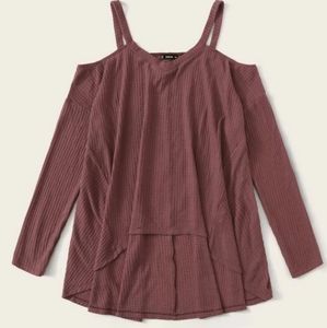 Off Shoulder Long Sleeve Top